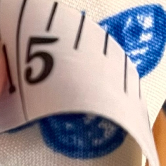 Indigo Blue and White Women's Crop Top Lined Zipper Shoulder Bow Ties Adjusts XS - Picture 10 of 11